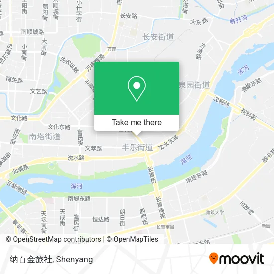 纳百金旅社 map