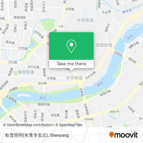 欧普照明(长青专卖店) map