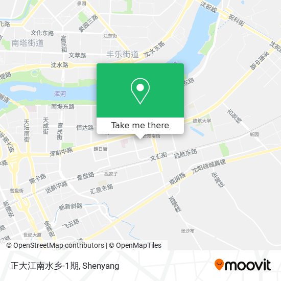 正大江南水乡-1期 map