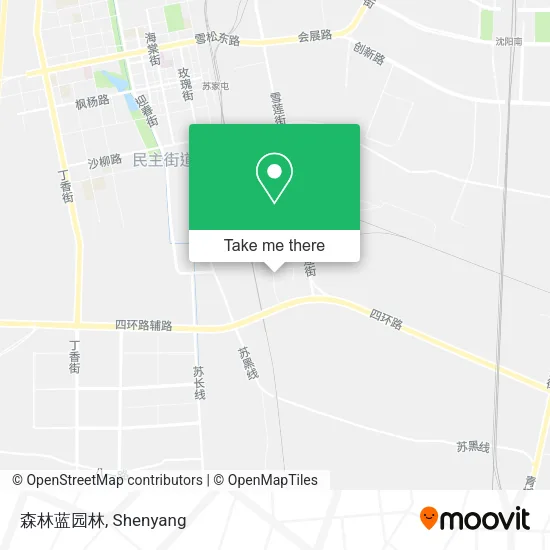 森林蓝园林 map