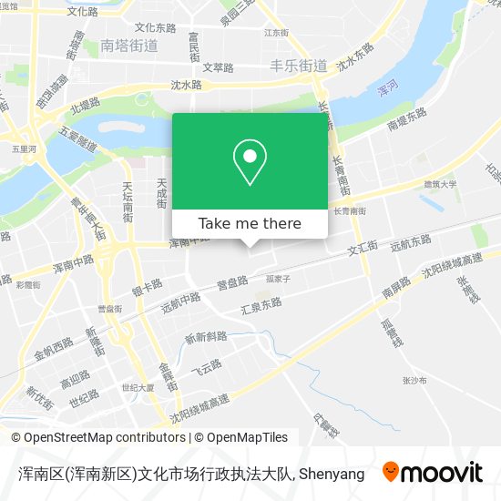 浑南区(浑南新区)文化市场行政执法大队 map