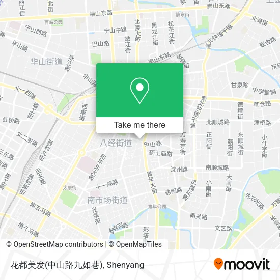 花都美发(中山路九如巷) map