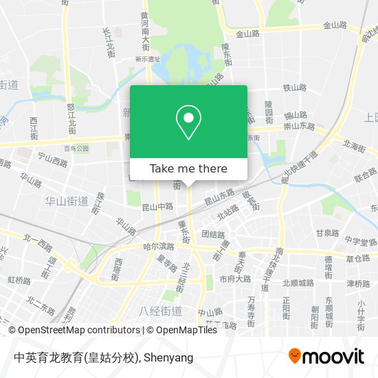 中英育龙教育(皇姑分校) map
