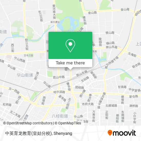 中英育龙教育(皇姑分校) map