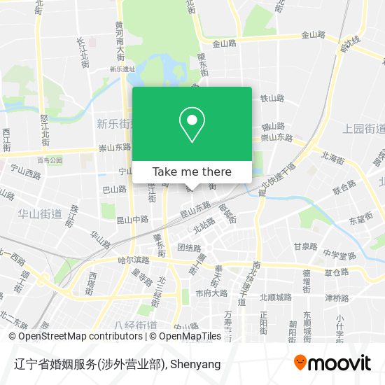 辽宁省婚姻服务(涉外营业部) map