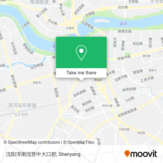 沈阳浑南沈营中大口腔 map