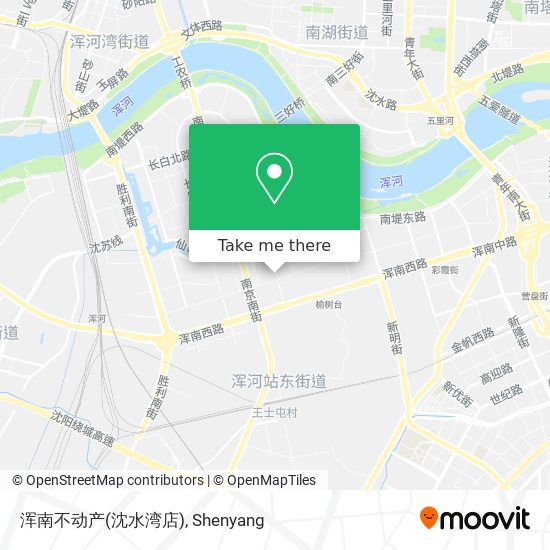 浑南不动产(沈水湾店) map