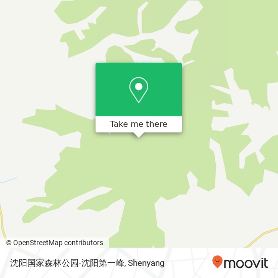 沈阳国家森林公园-沈阳第一峰 map