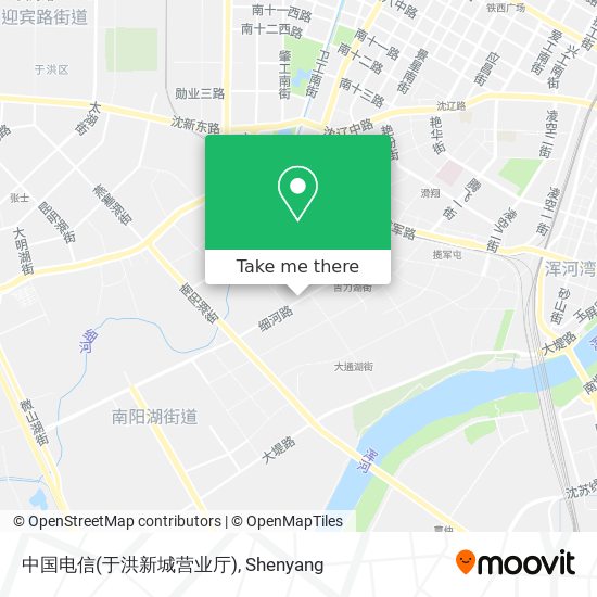 中国电信(于洪新城营业厅) map
