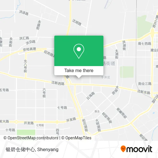 银碧仓储中心 map