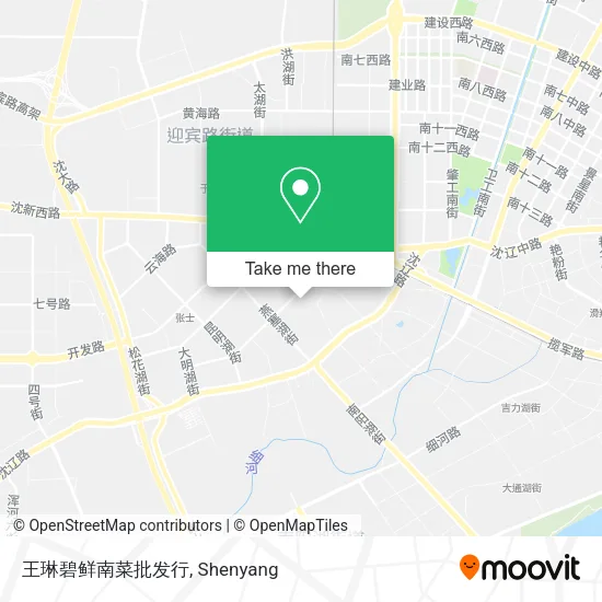 王琳碧鲜南菜批发行 map