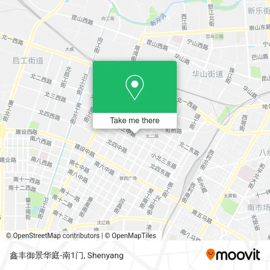 鑫丰御景华庭-南1门 map