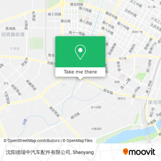 沈阳德瑞中汽车配件有限公司 map