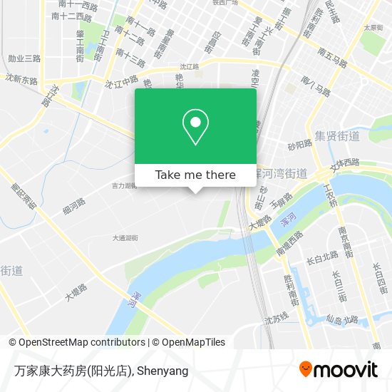 万家康大药房(阳光店) map