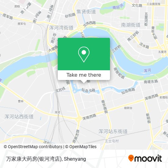 万家康大药房(银河湾店) map