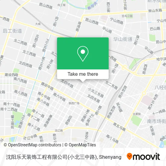 沈阳乐天装饰工程有限公司(小北三中路) map