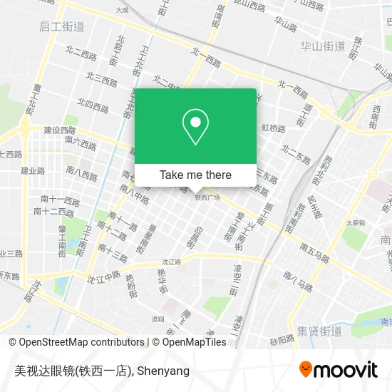 美视达眼镜(铁西一店) map