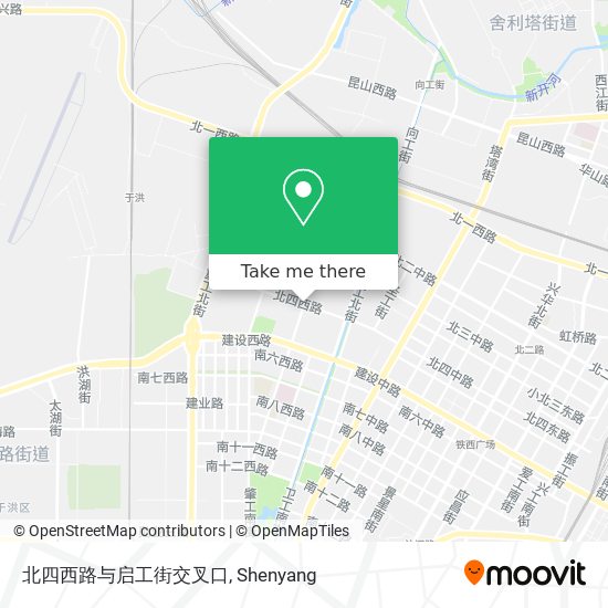 北四西路与启工街交叉口 map