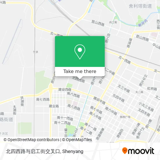 北四西路与启工街交叉口 map