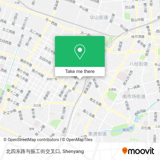 北四东路与振工街交叉口 map