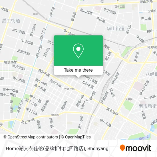 Home潮人衣鞋馆(品牌折扣北四路店) map