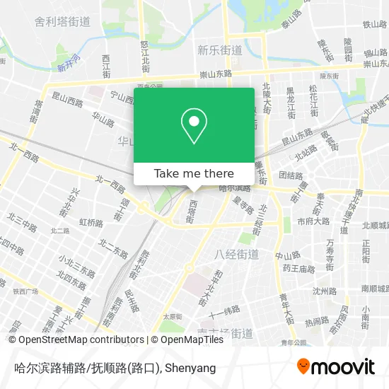 哈尔滨路辅路/抚顺路(路口) map