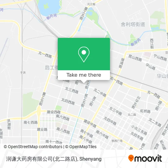 润谦大药房有限公司(北二路店) map