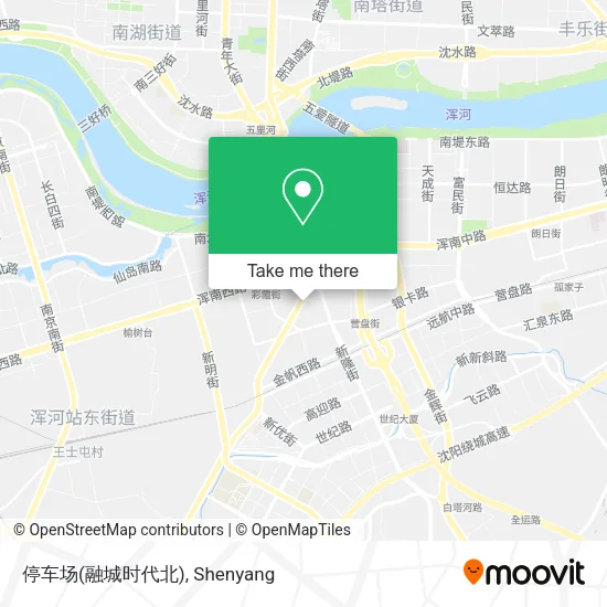 停车场(融城时代北) map