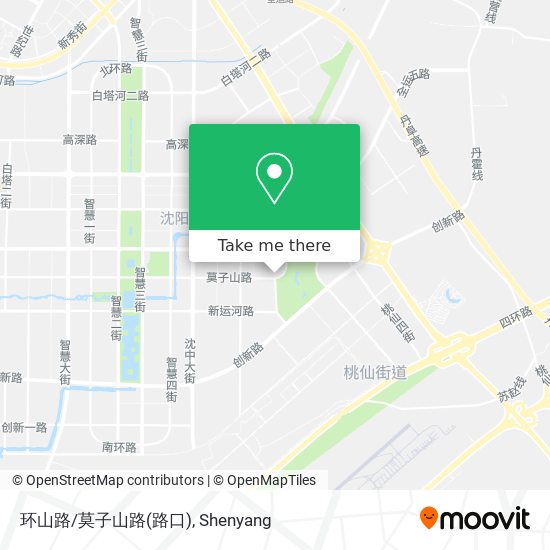 环山路/莫子山路(路口) map