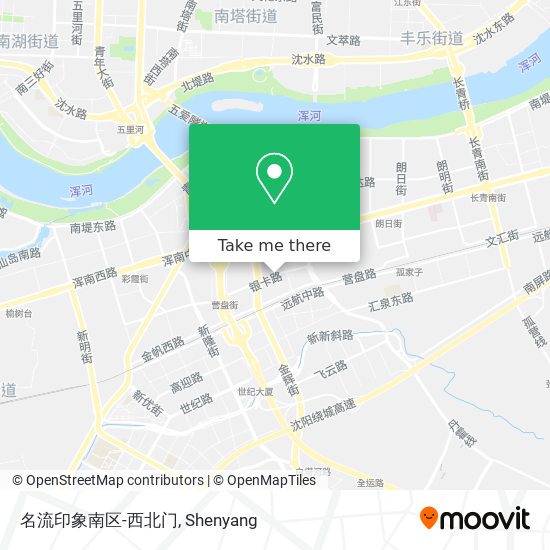 名流印象南区-西北门 map