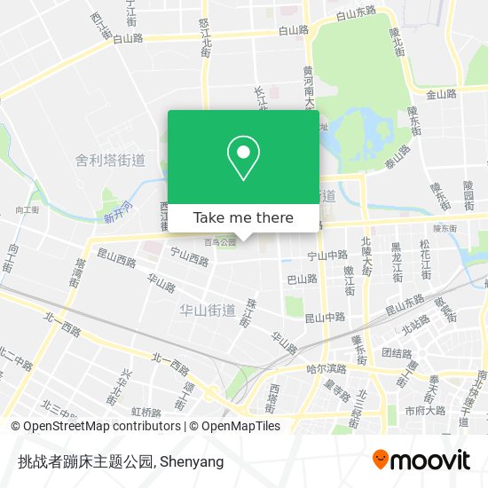 挑战者蹦床主题公园 map