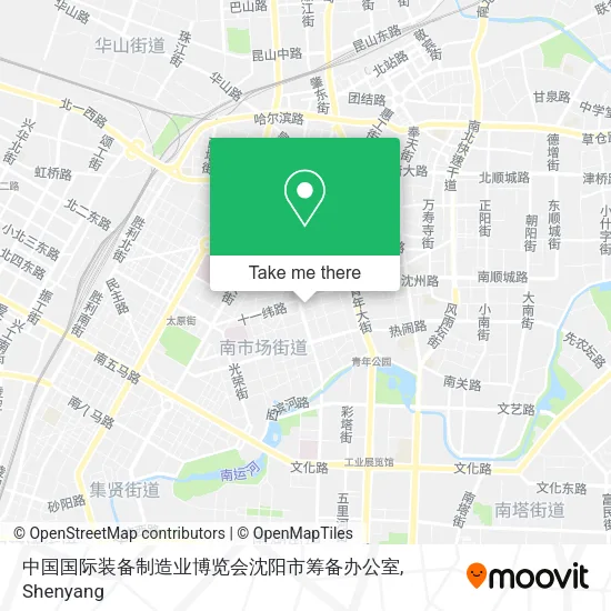 中国国际装备制造业博览会沈阳市筹备办公室 map