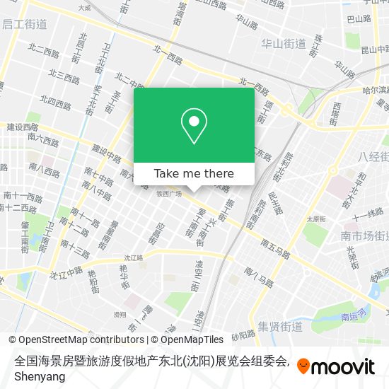 全国海景房暨旅游度假地产东北(沈阳)展览会组委会 map