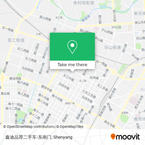 鑫迪品荐二手车-东南门 map