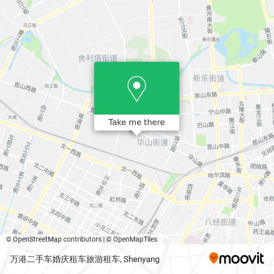 万港二手车婚庆租车旅游租车 map