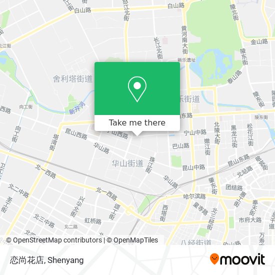 恋尚花店 map