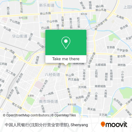 中国人民银行(沈阳分行营业管理部) map
