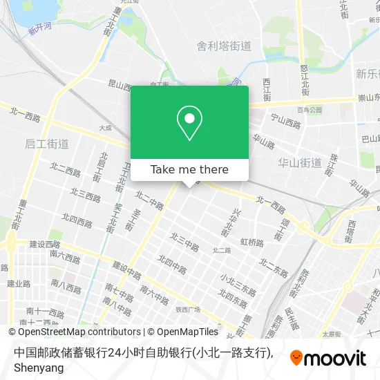 中国邮政储蓄银行24小时自助银行(小北一路支行) map