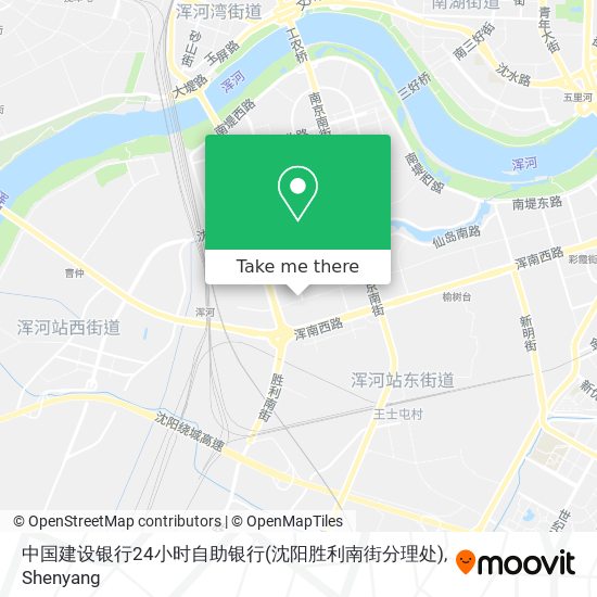 中国建设银行24小时自助银行(沈阳胜利南街分理处) map