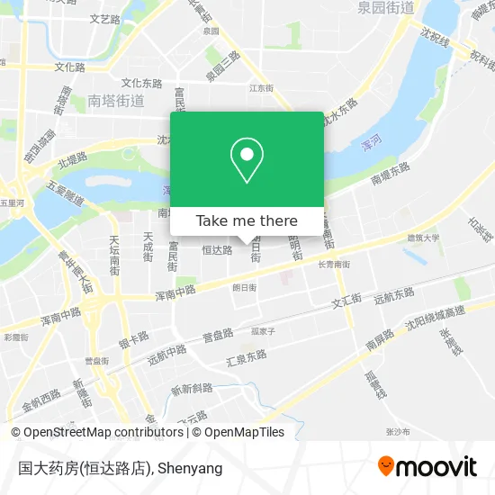 国大药房(恒达路店) map