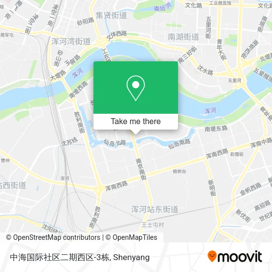 中海国际社区二期西区-3栋 map