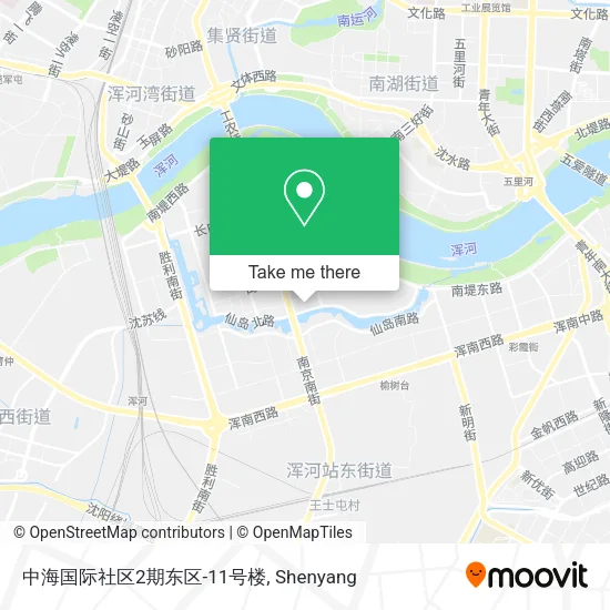 中海国际社区2期东区-11号楼 map