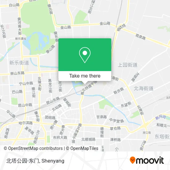 北塔公园-东门 map