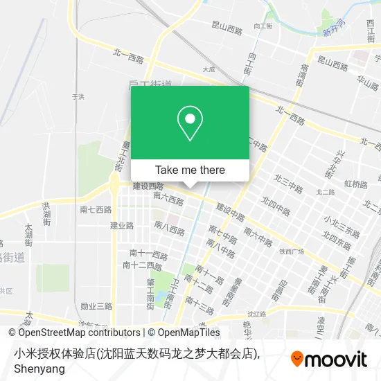 小米授权体验店(沈阳蓝天数码龙之梦大都会店) map
