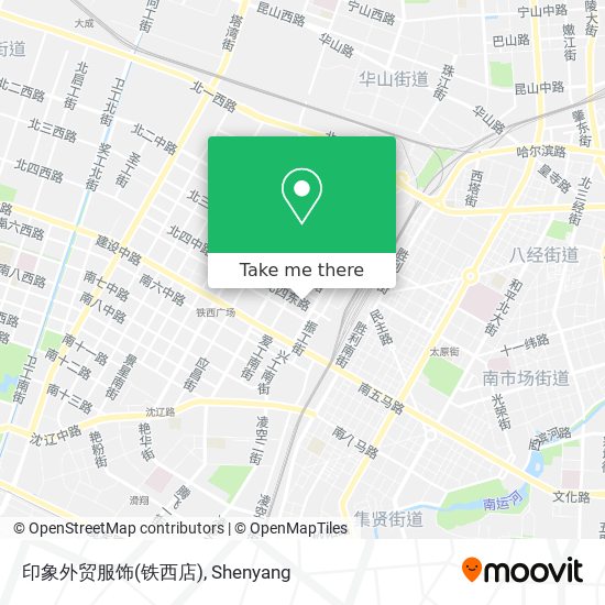印象外贸服饰(铁西店) map
