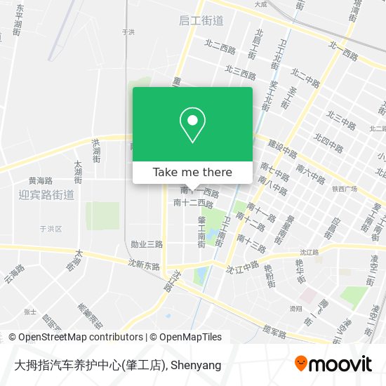 大拇指汽车养护中心(肇工店) map