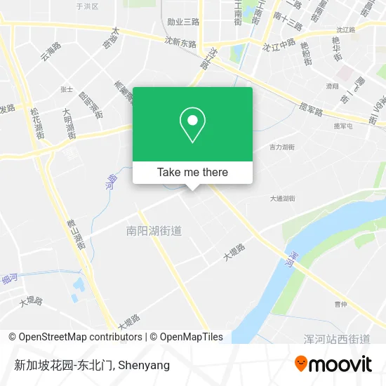 新加坡花园-东北门 map