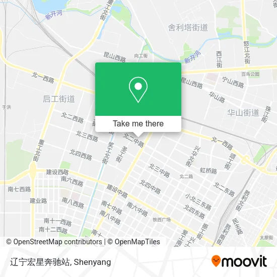 辽宁宏星奔驰站 map