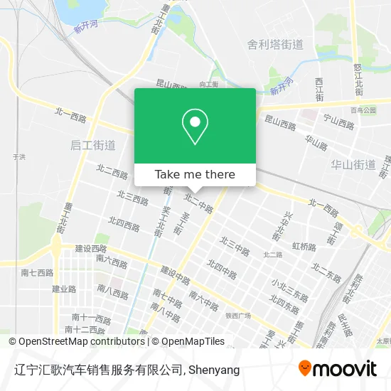 辽宁汇歌汽车销售服务有限公司 map