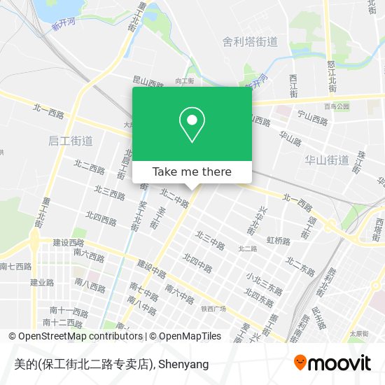 美的(保工街北二路专卖店) map